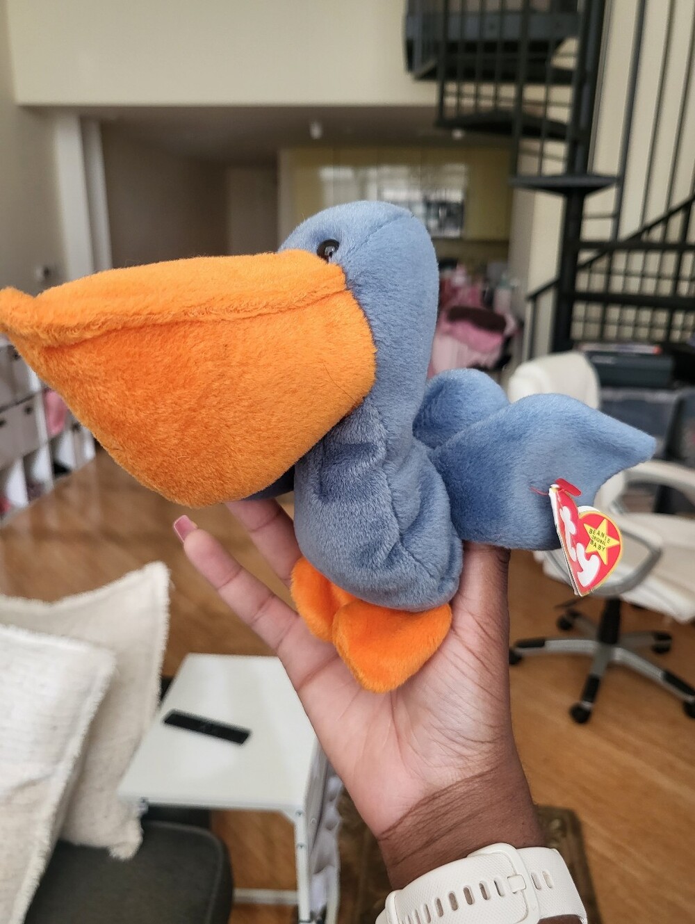 Ty Beanie Babies Pelican Plush Pelican Toy - Scoop 6.5"